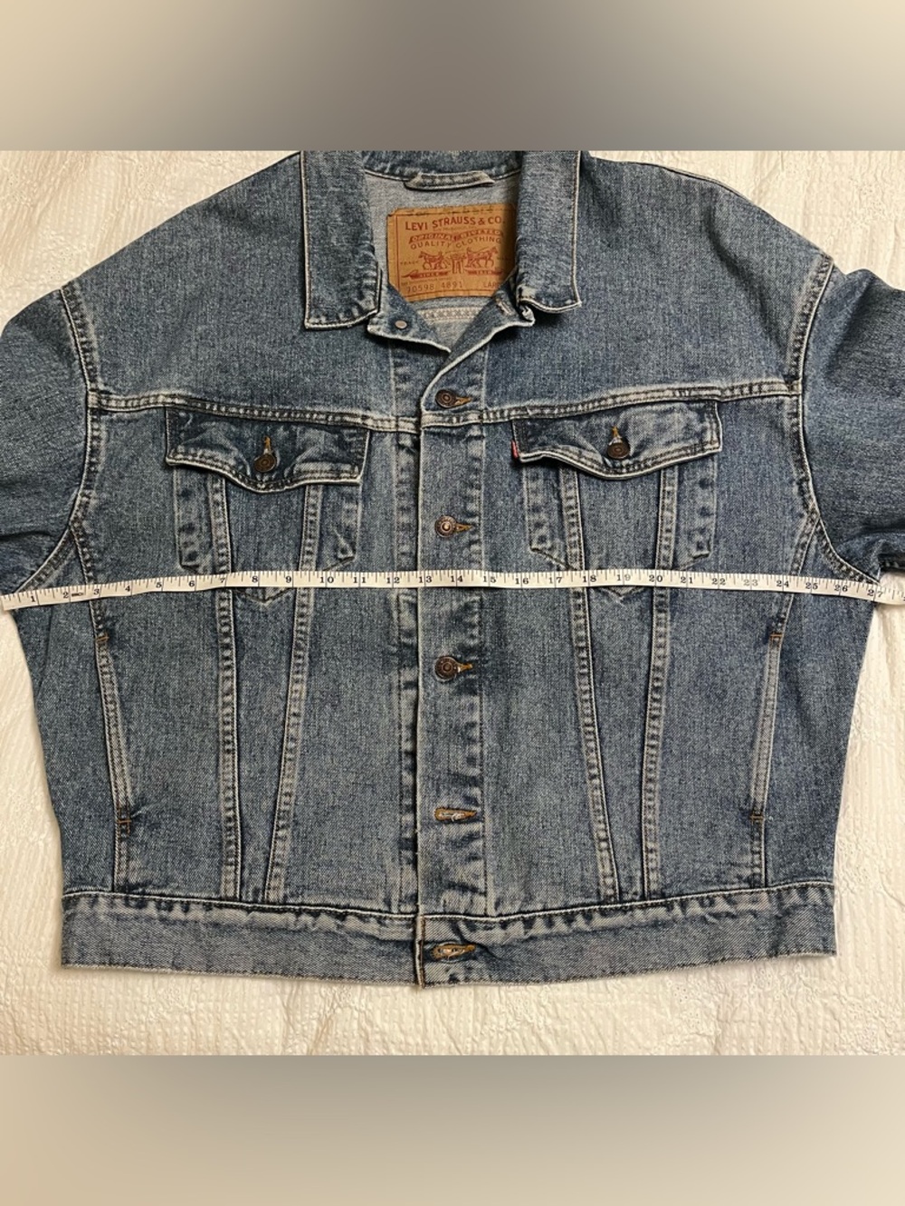 Levi's Blue Denim Jacket - Picture 10 of 11